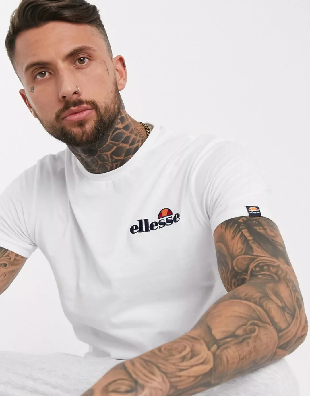 ellesse – Voodoo – Weißes T-Shirt günstig online kaufen