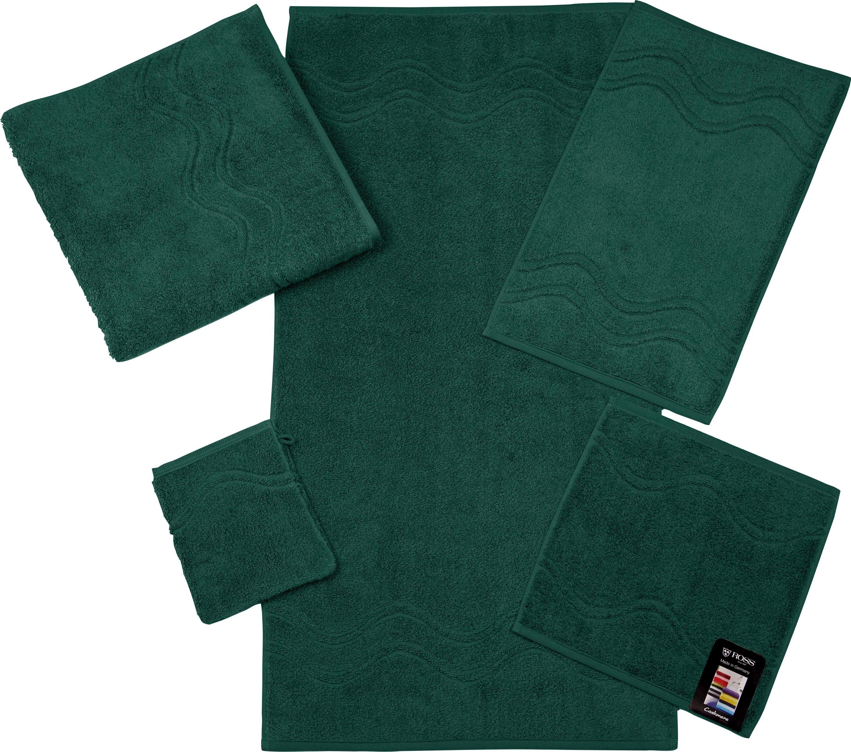 ROSS Gästehandtuch Cashmere feeling, Frottier (Packung, günstig online kaufen