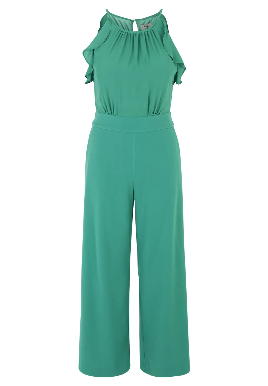 Vera Mont Overall Vera Mont Jumpsuit mit Volant (1-tlg) Bindeband günstig online kaufen