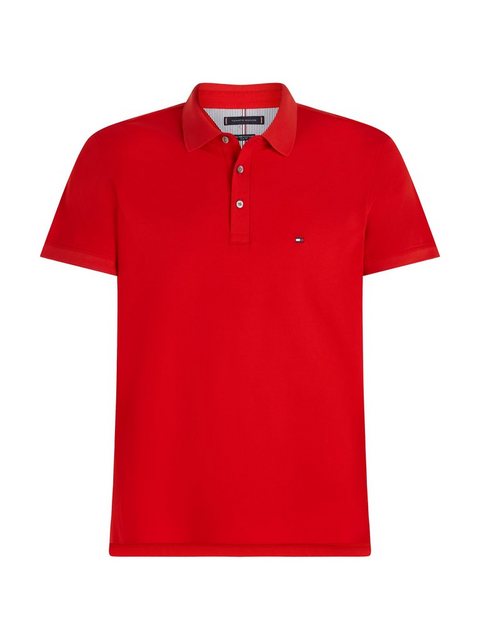 Tommy Hilfiger Poloshirt 1985 SLIM POLO Markenstickerei, aus Baumwoll-Piqué günstig online kaufen