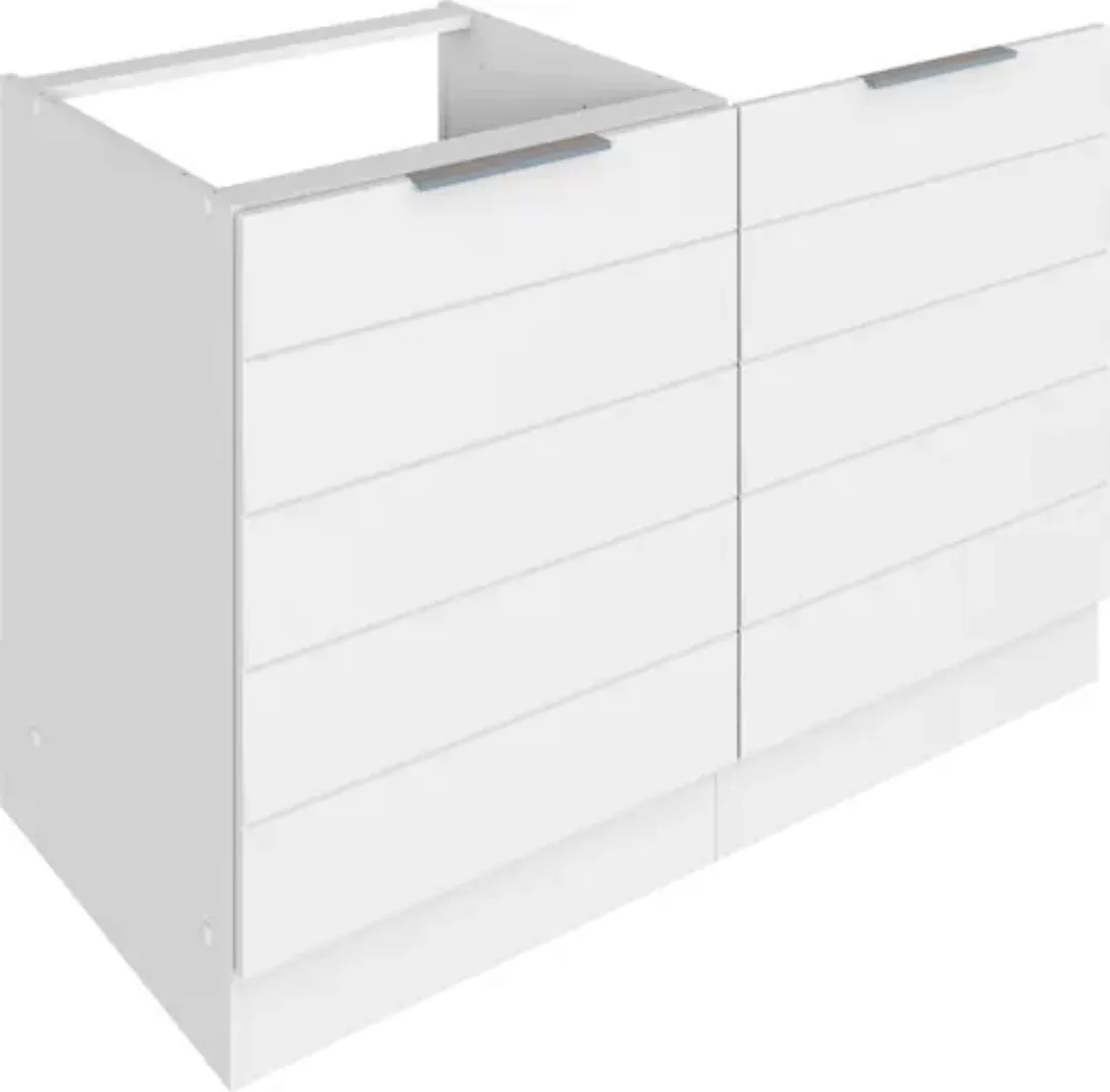 Kochstation Spülenschrank "KS-Luhe", 120 cm breit, hochwertige MDF-Fronten günstig online kaufen