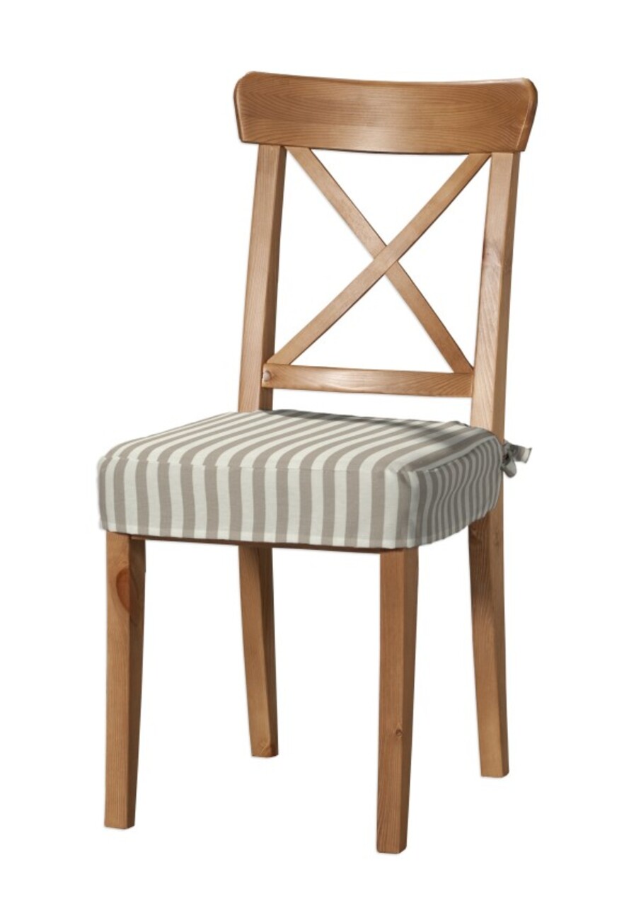 Sitzkissen geeignet für das Ikea Modell Ingolf, hellbraun-ecru , Modell Ing günstig online kaufen