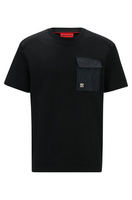HUGO T-Shirt Dabieno 10261766 01, Black günstig online kaufen