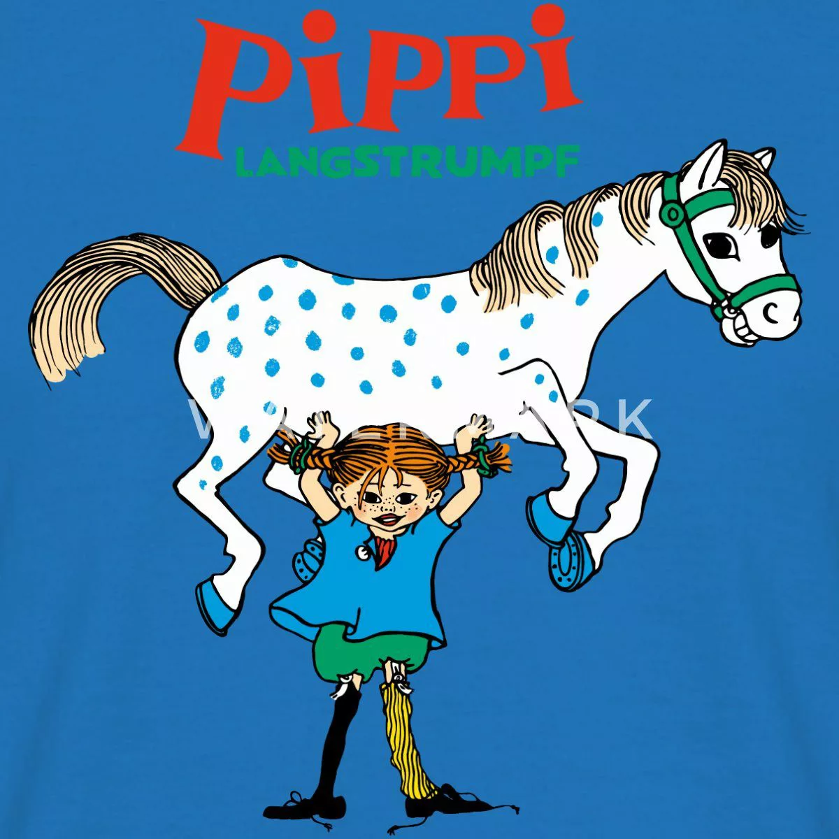 Spreadshirt T-Shirt Pippi Langstrumpf Pippi Hebt günstig online kaufen