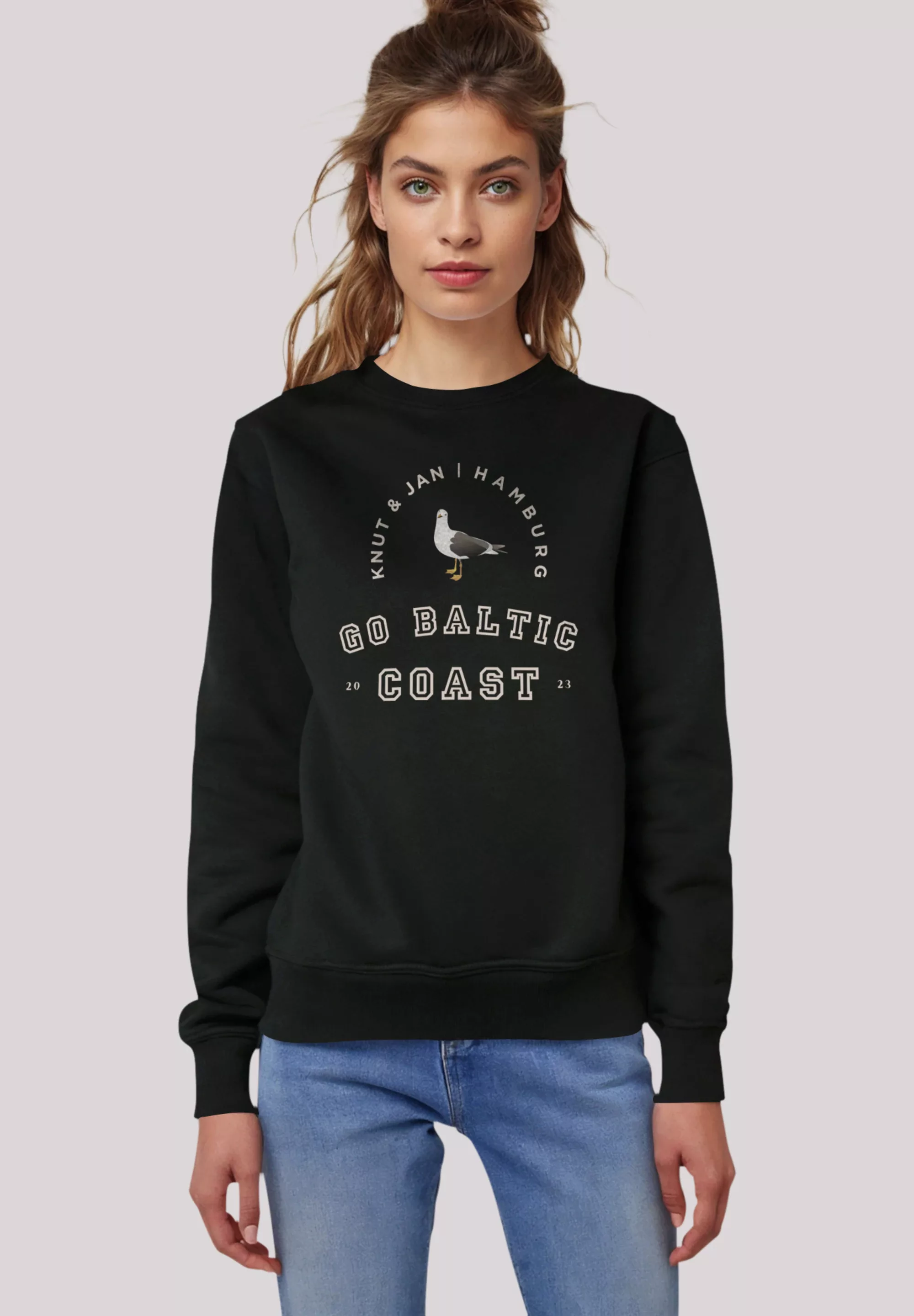 F4NT4STIC Sweatshirt "Ahoi Anker Outlines Knut & Jan Hamburg", Premium Qual günstig online kaufen