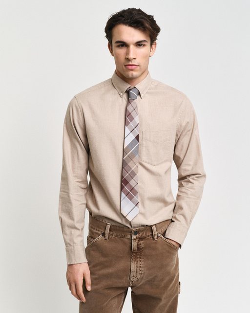 Gant Flanell Hemd Beige - Größe XXL günstig online kaufen