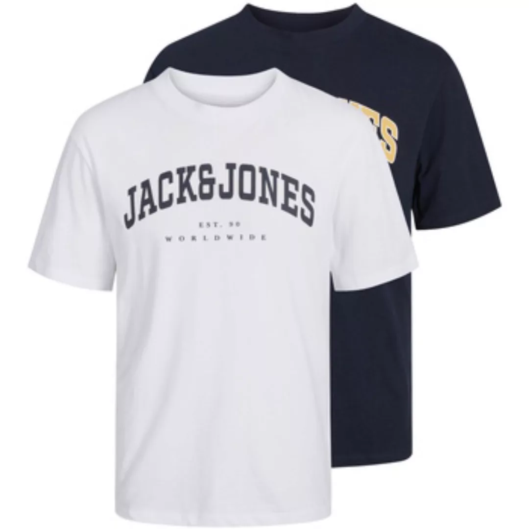 Jack & Jones  T-Shirt T-Shirt Caleb Kurzarmshirt Doppelpack günstig online kaufen