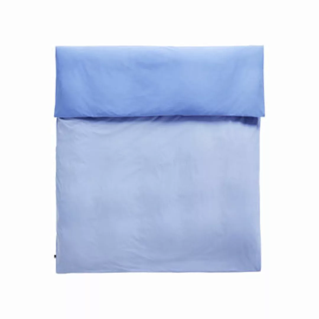 Bettbezug 240 x 220 cm Duo textil blau / Oeko-Tex-Baumwolle - Hay - günstig online kaufen