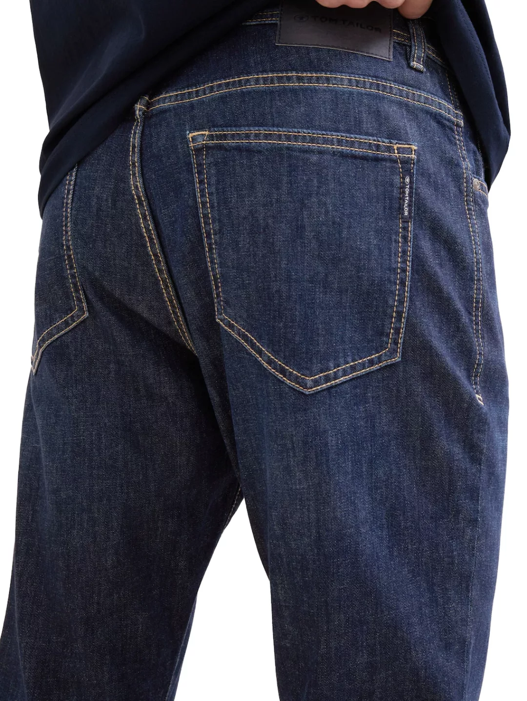 TOM TAILOR Regular-fit-Jeans "JOSH", mit Marken-Badge auf der Rückseite günstig online kaufen