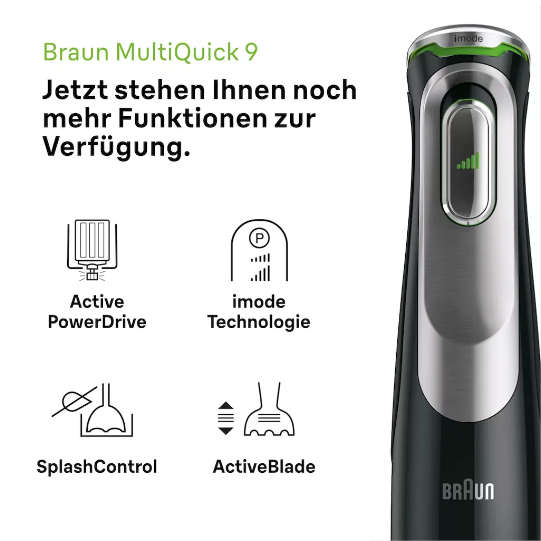 Braun Stabmixer »MQ 9147X MultiQuick 9«, 1200 W günstig online kaufen