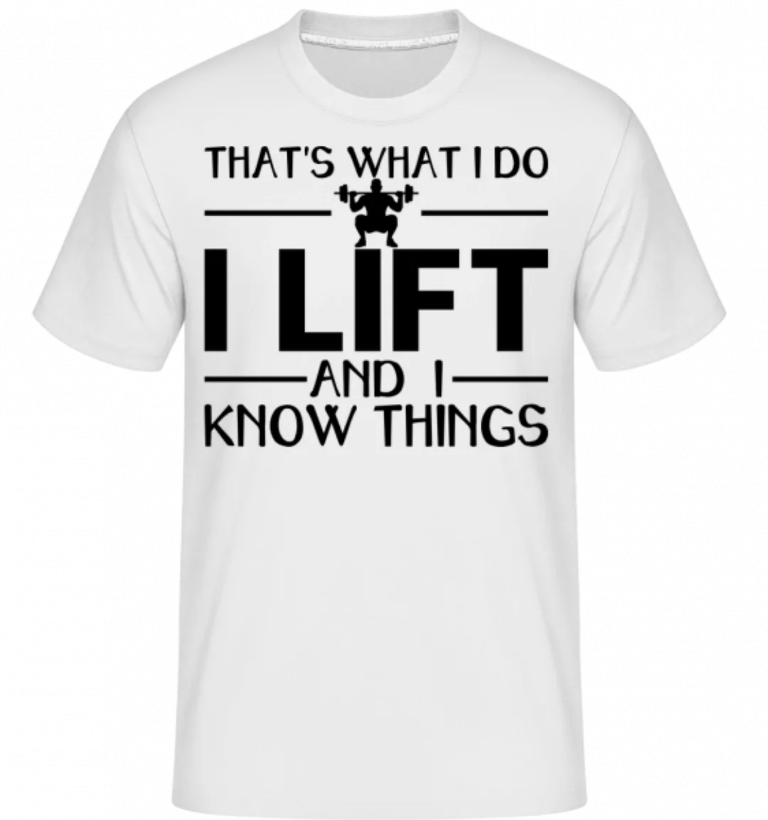 Lifting Thats What I Do · Shirtinator Männer T-Shirt günstig online kaufen