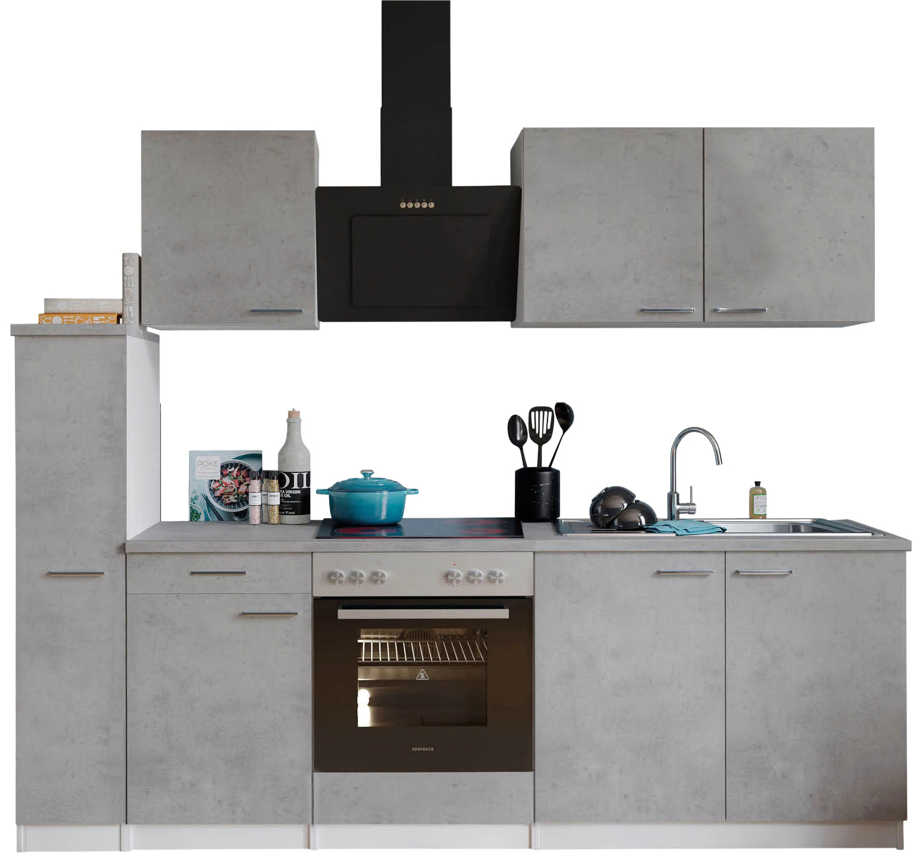 RESPEKTA Küchenzeile "Malia", Breite 240 cm, 85 cm Arbeitshöhe günstig online kaufen
