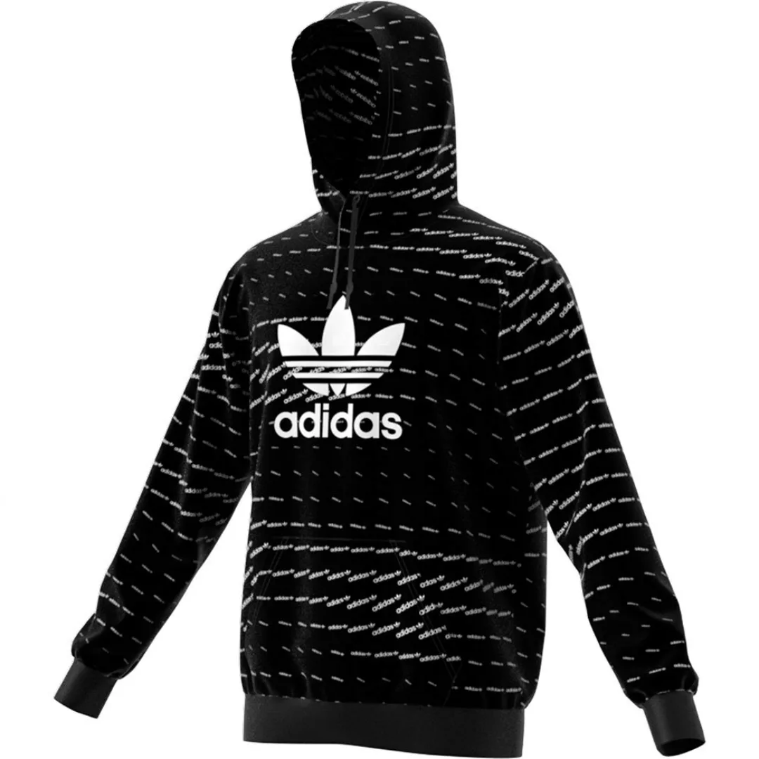 Adidas Originals Mono Kapuzenpullover 2XL Black / White günstig online kaufen