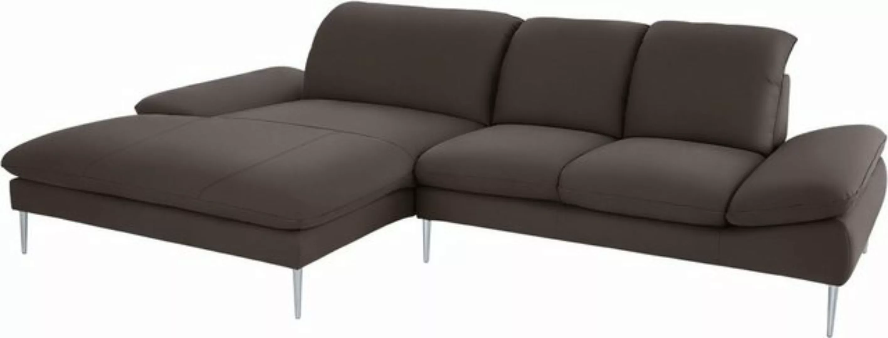 W.SCHILLIG Ecksofa enjoy&MORE, mit Sitztiefenverstellung, Füße silber matt, günstig online kaufen