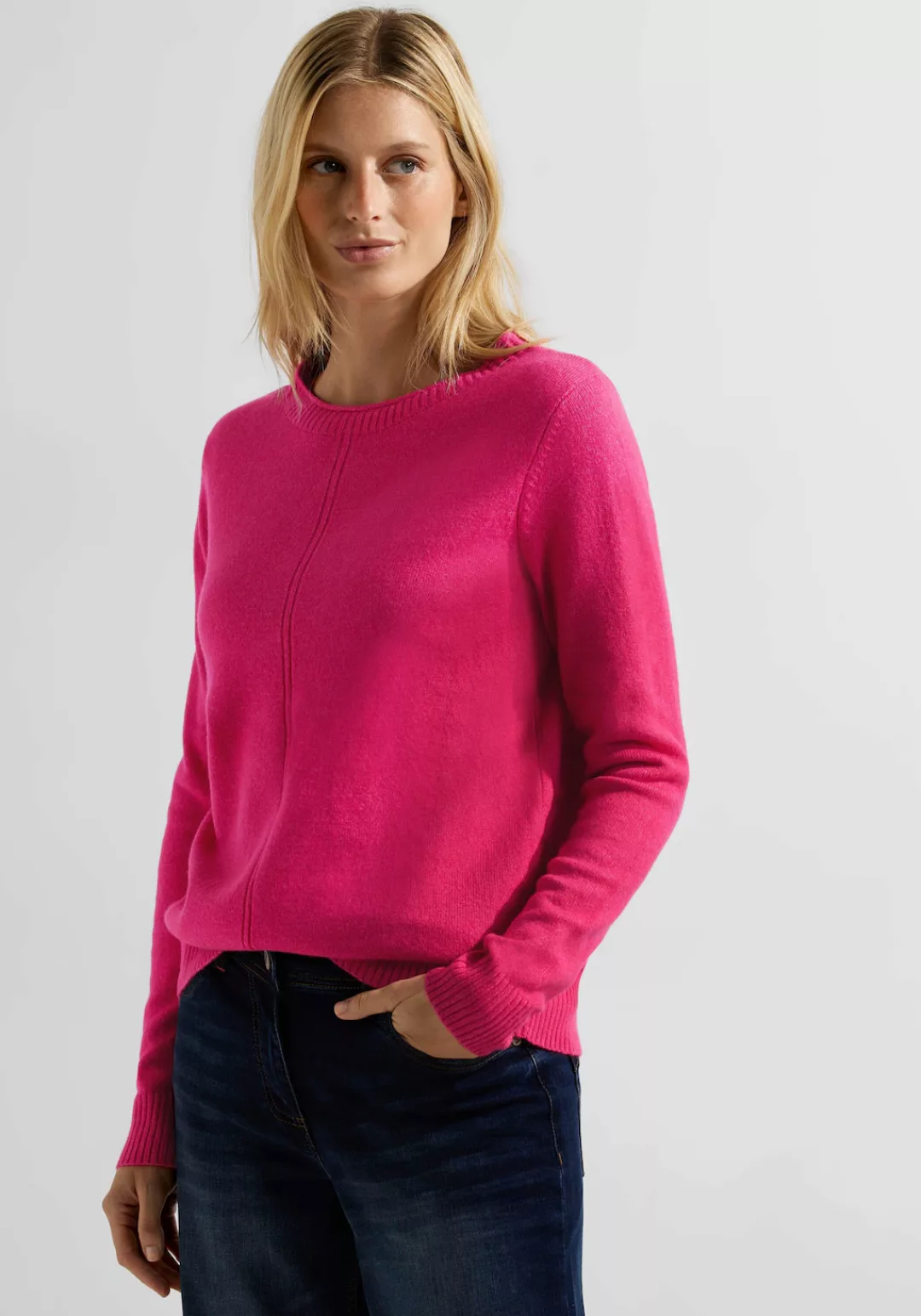 Cecil Strickpullover mit Ziernähten günstig online kaufen