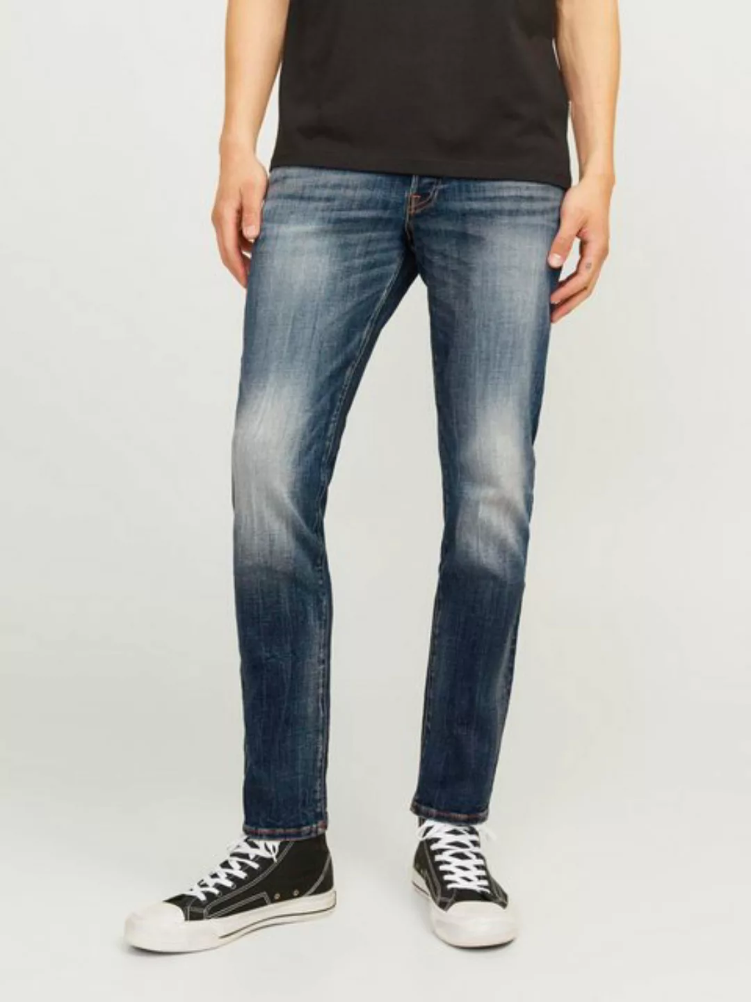 Jack & Jones Herren Jeans JIGLENN JJLUKE GE 238 - Slim Fit - Blau - Blue De günstig online kaufen