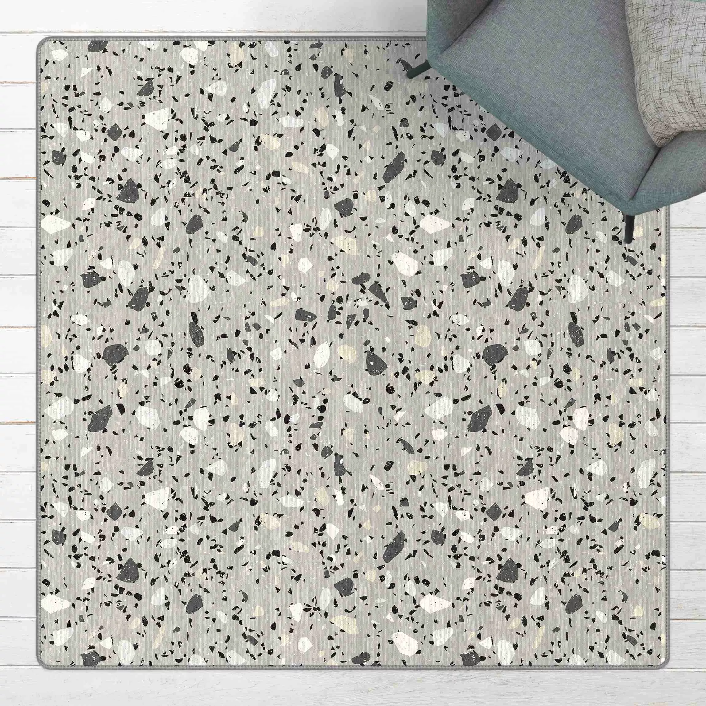 Teppich Detailliertes Terrazzo Muster Massa günstig online kaufen