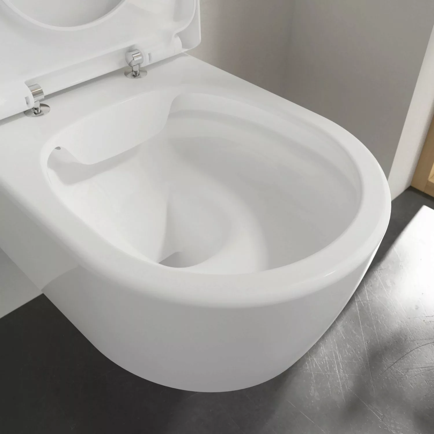 Villeroy & Boch WC-Set Avento DirectFlush Tiefspüler Alpinweiß Inkl. WC-Sit günstig online kaufen