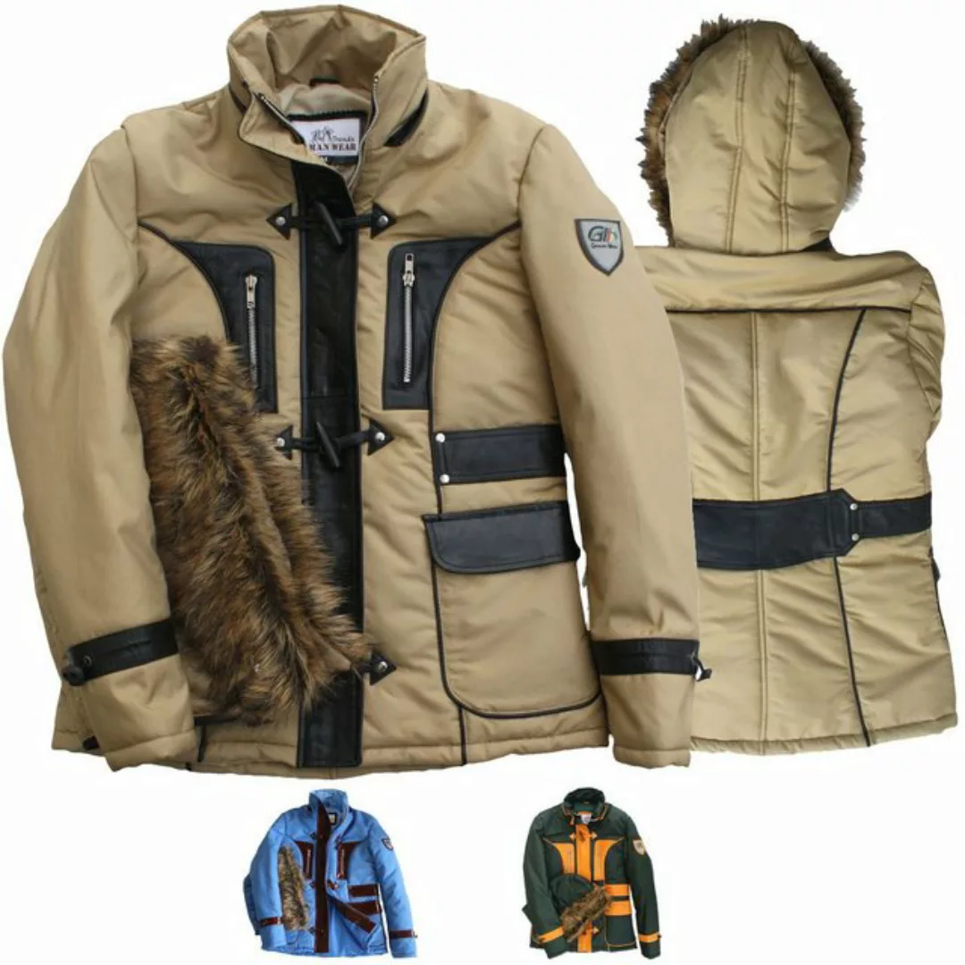 German Wear Lederjacke Trend 425H Damenjacke Winterjacke aufgenähten Leders günstig online kaufen