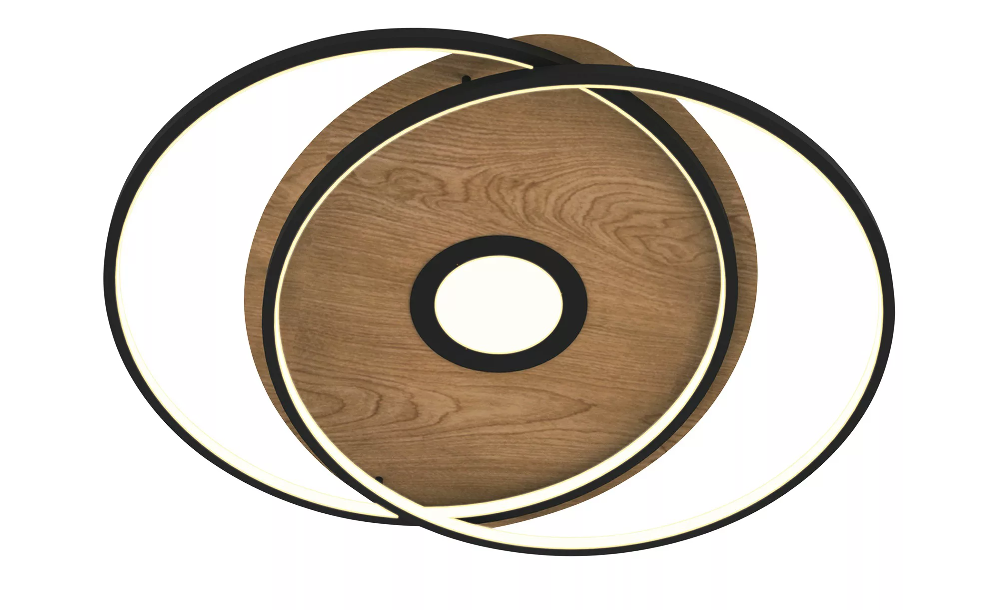 Paul Neuhaus Q-AMIRA LED-Deckenlampe oval, braun günstig online kaufen