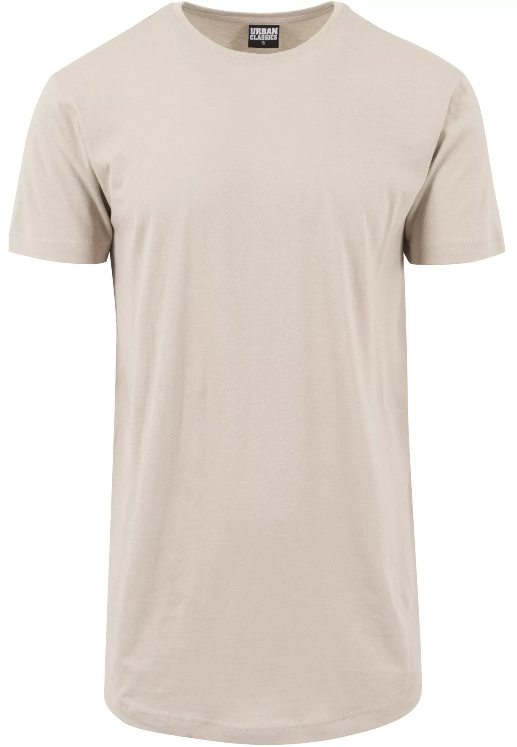 URBAN CLASSICS Kurzarmshirt "Urban Classics Herren Shaped Long Tee" günstig online kaufen