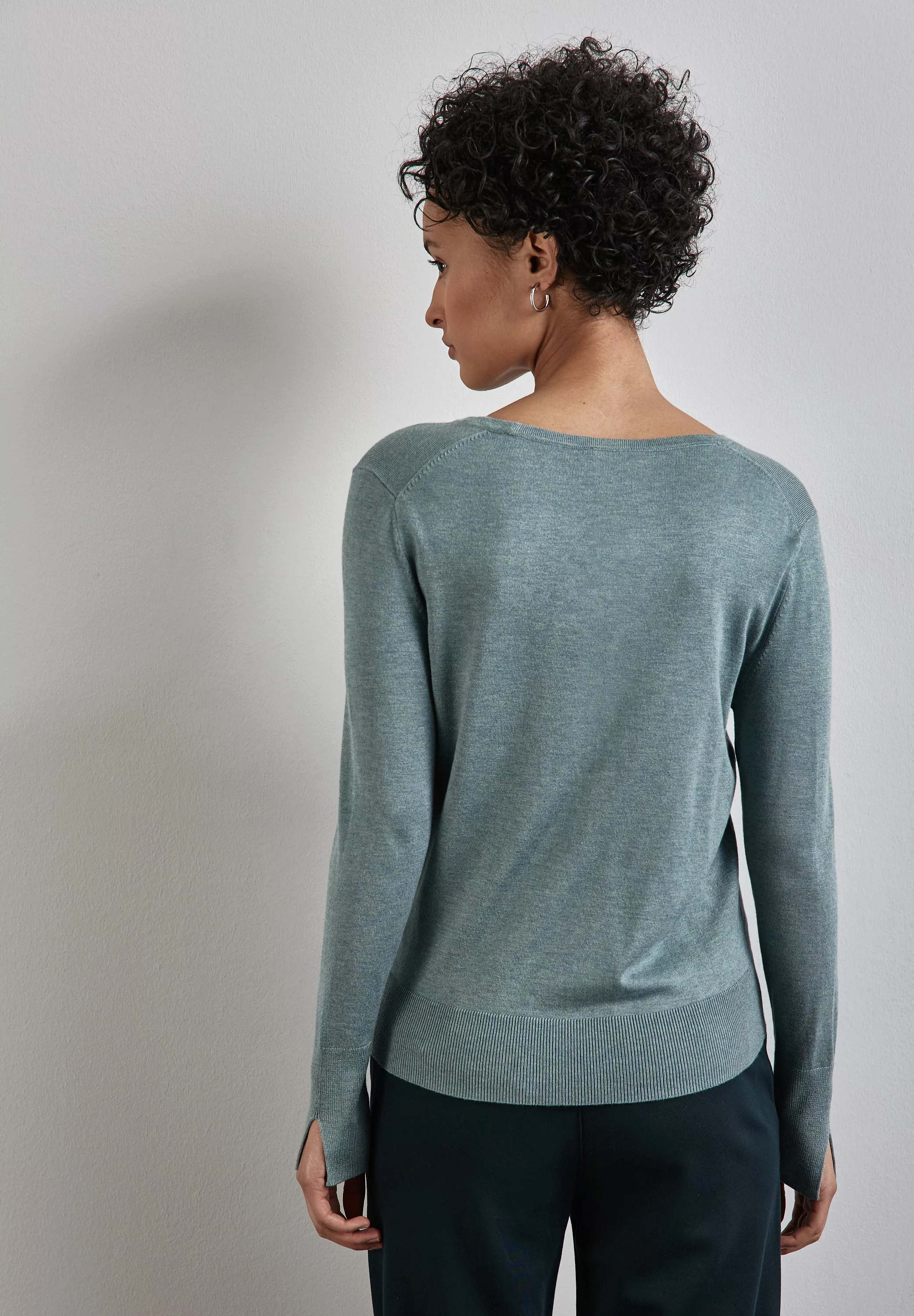 STREET ONE Strickpullover, aus Feinstrick günstig online kaufen