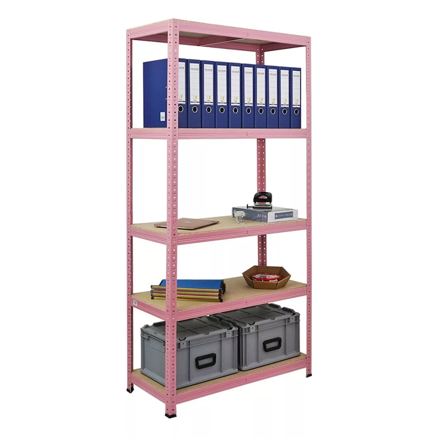 BERLINLODGE Wohnregal PINK LADY HxBxT 180x90x40cm Fachlast 175kg 5 Ebenen P günstig online kaufen