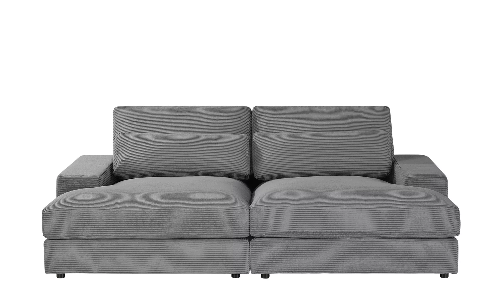 Lounge Sofa  Branna ¦ grau ¦ Maße (cm): B: 232 H: 88 T: 164.0 Polstermöbel günstig online kaufen