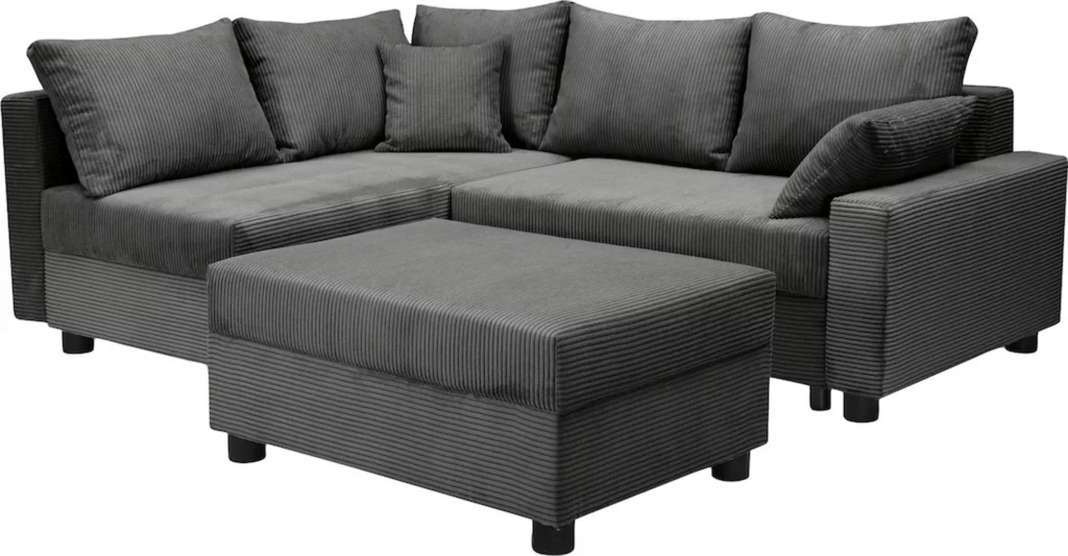 COLLECTION AB Ecksofa Parma L-Form, mit Schlaffunktion und Bettkasten, inkl günstig online kaufen