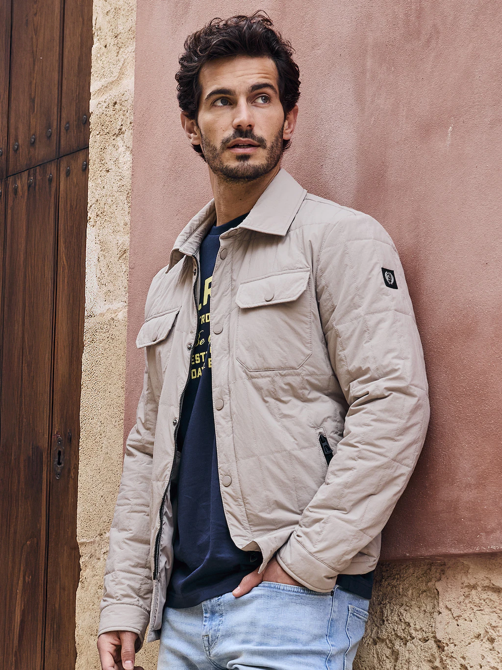LERROS Hemdjacke "LERROS Overshirt-Jacke, leicht gefüttert", ohne Kapuze, W günstig online kaufen