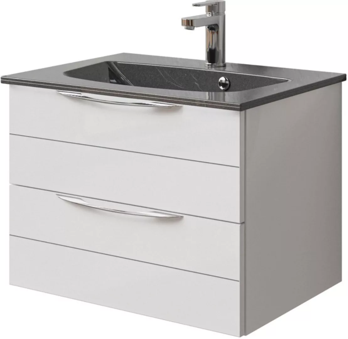 Saphir Waschtisch »Serie 6025 Mineralmarmor-Waschtisch mit Unterschrank, 67 günstig online kaufen