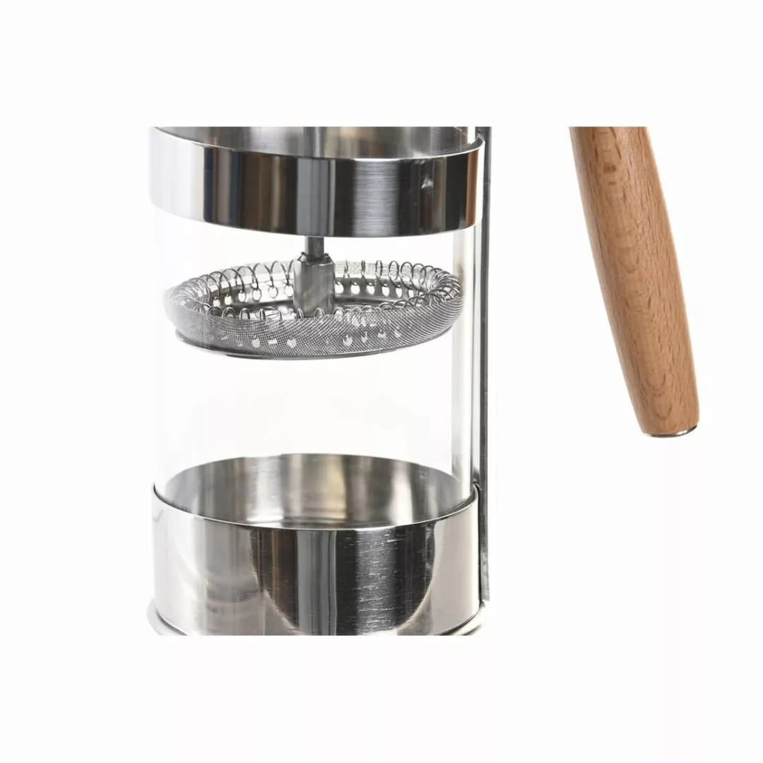 Kolben-kaffeemaschine Dkd Home Decor Natürlich Silberfarben Edelstahl günstig online kaufen