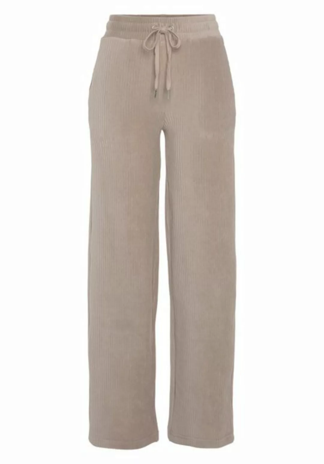 Vivance Homewearhose, mit breiter elastischen Cord Struktur, Loungewear günstig online kaufen