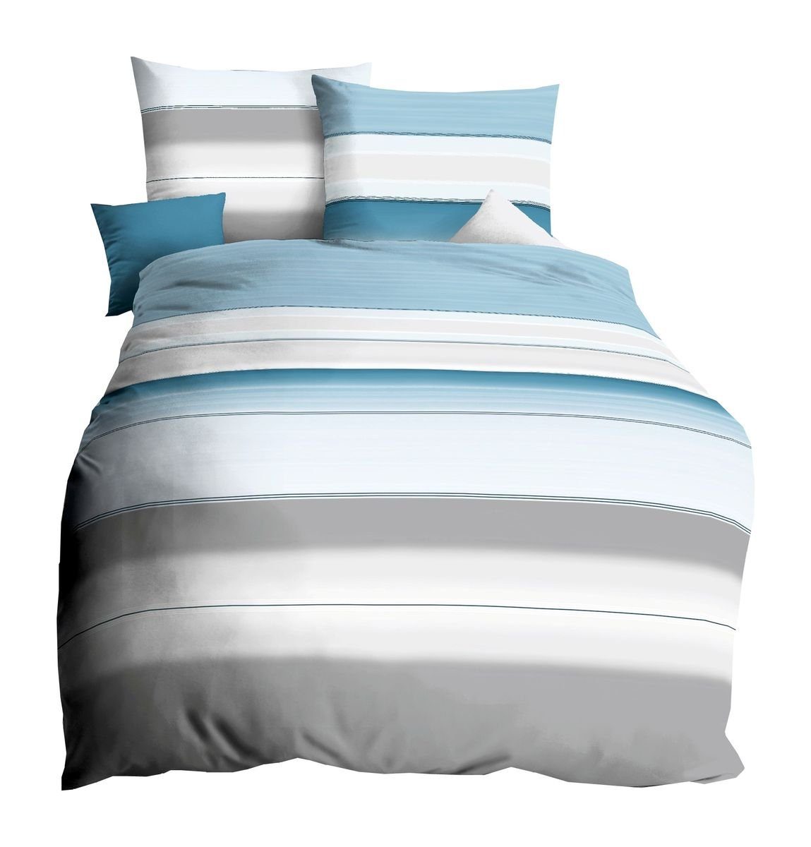 Kaeppel Bettwäsche 135x200cm Dip Dye Blau günstig online kaufen