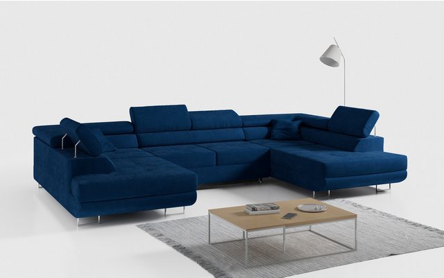 MKS MÖBEL Ecksofa GUSTAW U, Set, Wohnzimmer - Wohnlandschaft, U-Form Couch günstig online kaufen