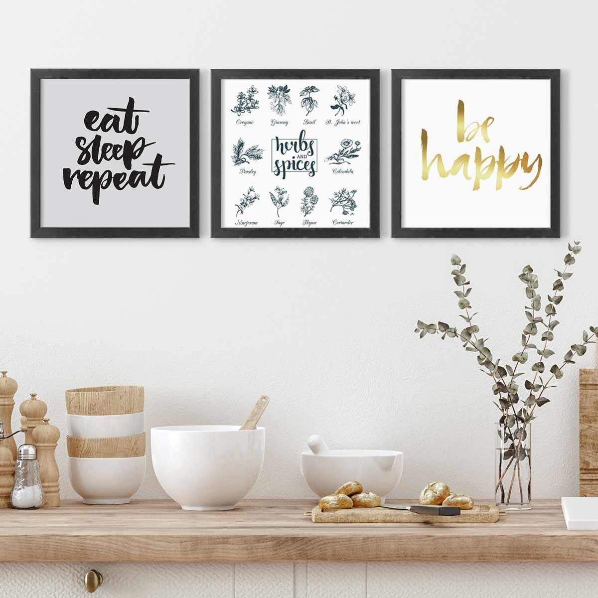 PHOTOLINI Bilderrahmen Poster-Einzelrahmen Modern Schmal günstig online kaufen