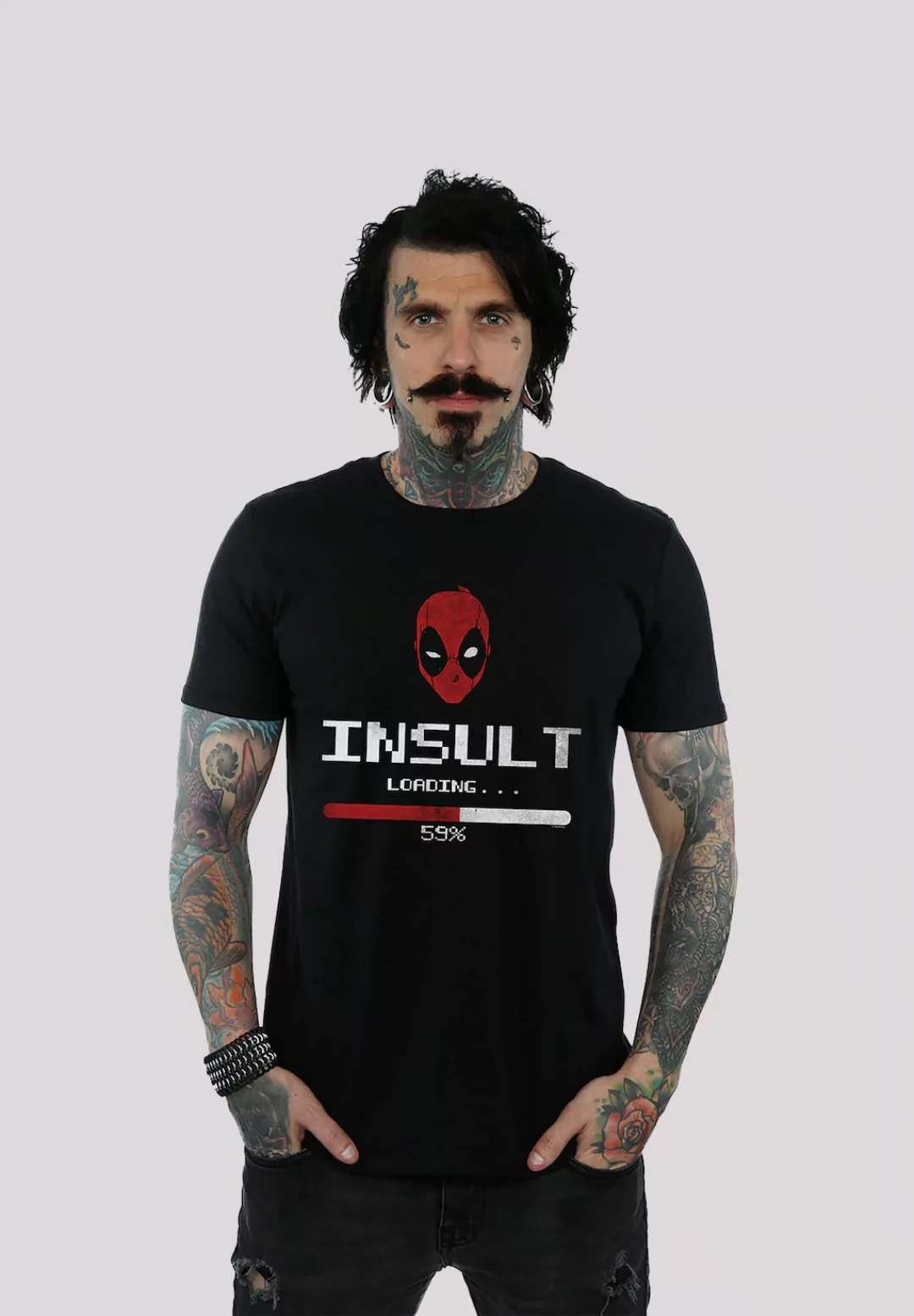 F4NT4STIC T-Shirt "Marvel Deadpool Insult Loading", Print günstig online kaufen