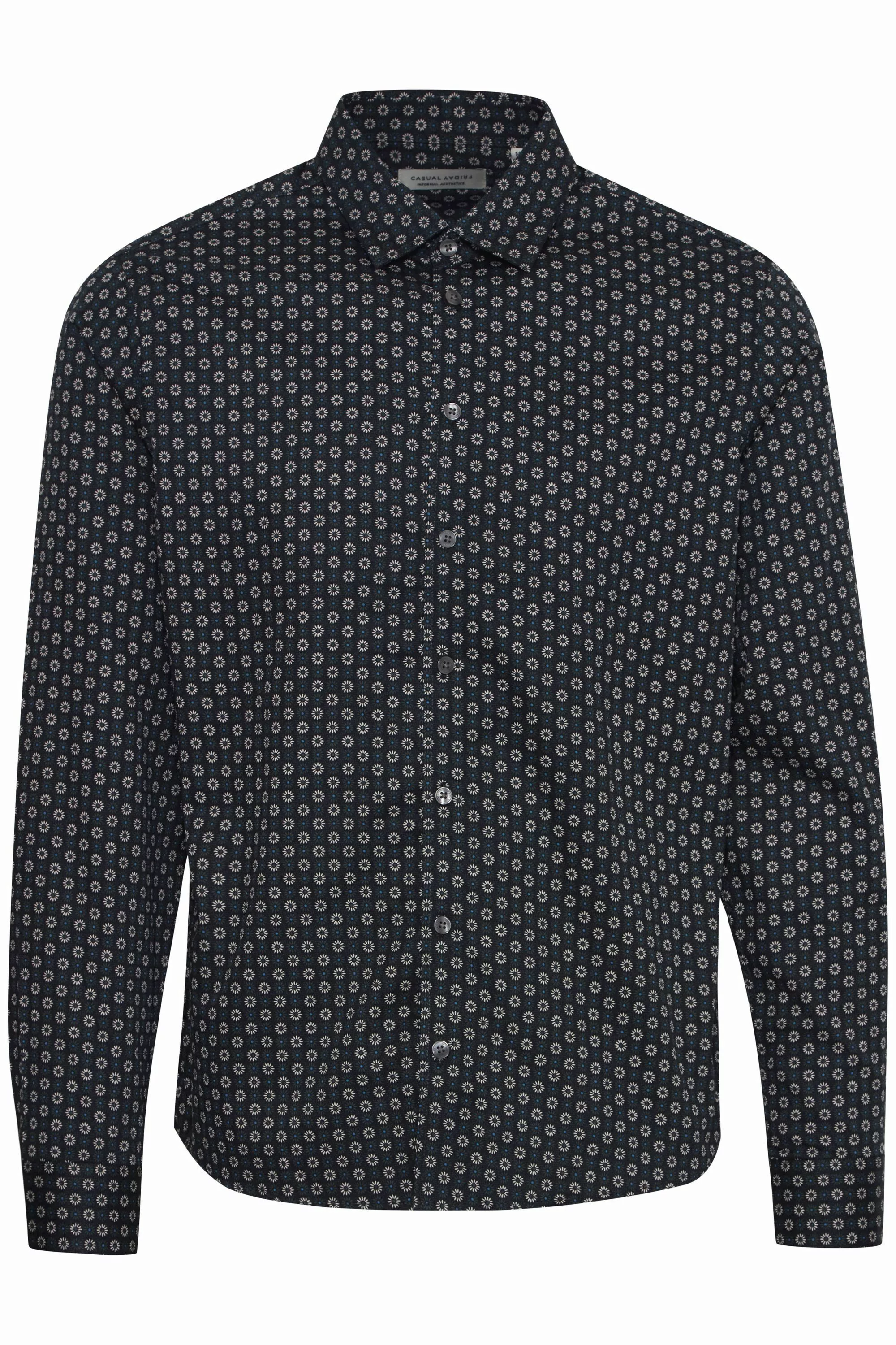 Casual Friday Businesshemd "Businesshemd CFANTON LS floral AOP shirt" günstig online kaufen