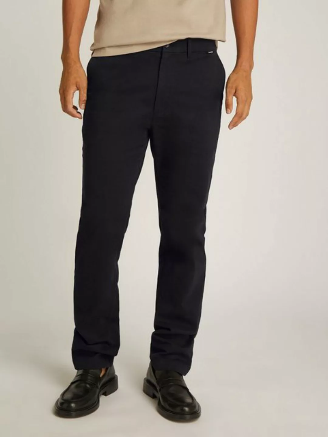 Calvin Klein Chinohose "MODERN TWILL SLIM CHINO", mit Logoprägung günstig online kaufen