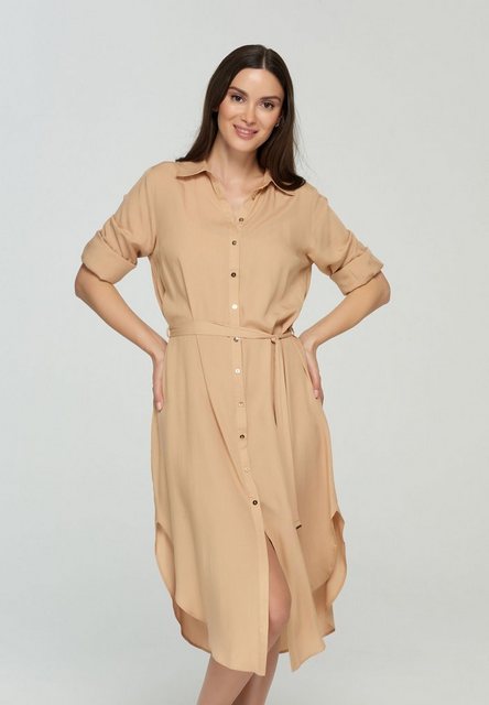 Marc&André A-Linien-Kleid Viscose-dress (1-tlg) mit abnehmbarem Gürtel günstig online kaufen