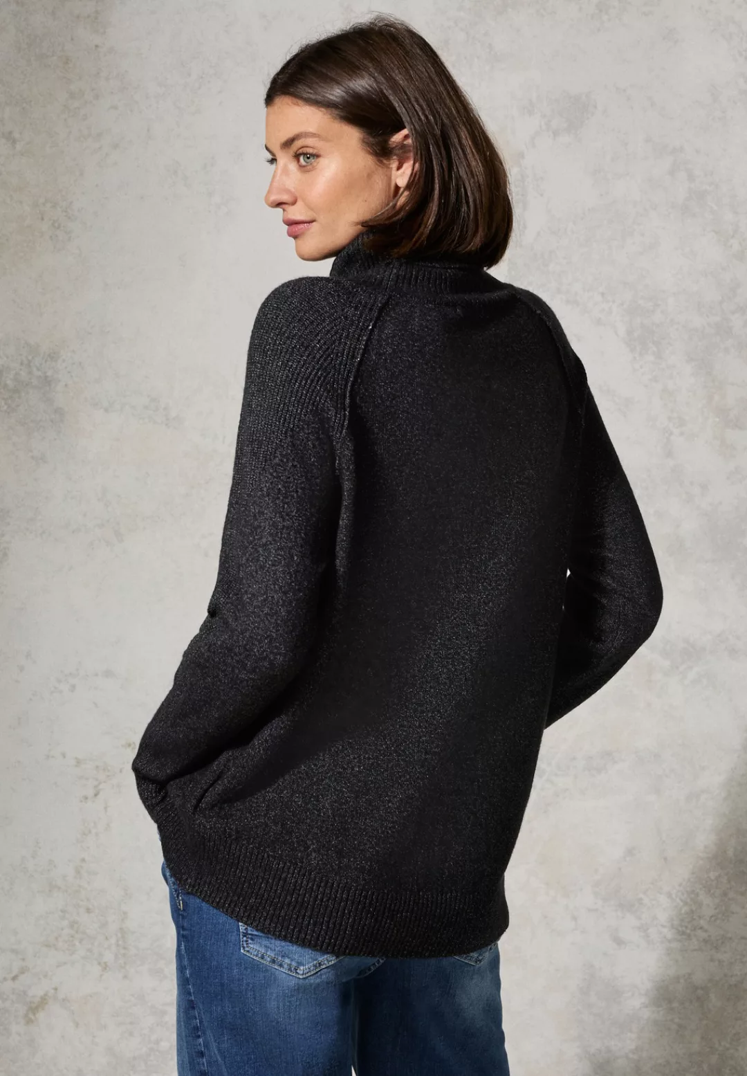 Cecil Strickpullover, aus Baumwolle mit Stretchanteil günstig online kaufen