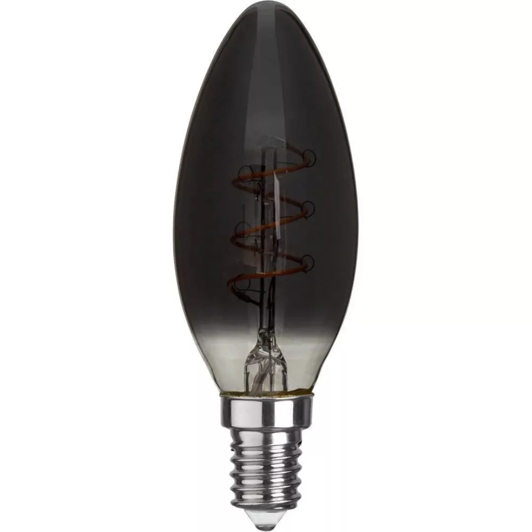 LED-Kerzenlampe C35 E14 3W 1800K 50 Lumen Rauch günstig online kaufen