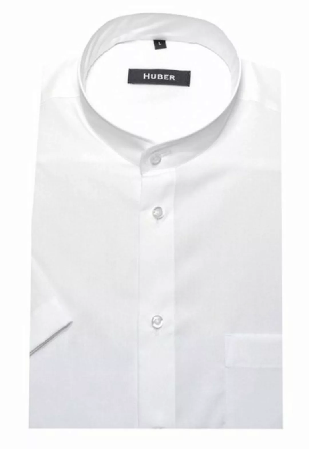 Huber Hemden Kurzarmhemd HU-0125 Stehkragen, Kurzarm, Regular Fit - gerader günstig online kaufen