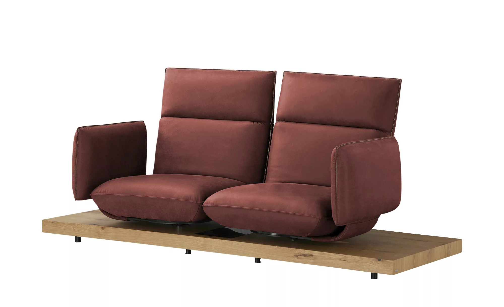 KOINOR Sofa 2-sitzig  Experio ¦ rot ¦ Maße (cm): B: 252 H: 104 T: 189 Polst günstig online kaufen