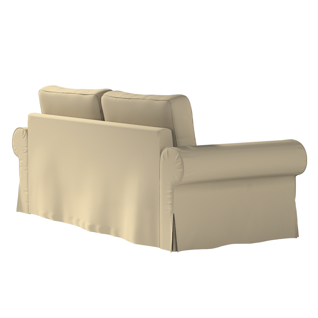 Bezug für Backabro 3-Sitzer Sofa ausklappbar, dunkelbeige, Bezug für Backab günstig online kaufen