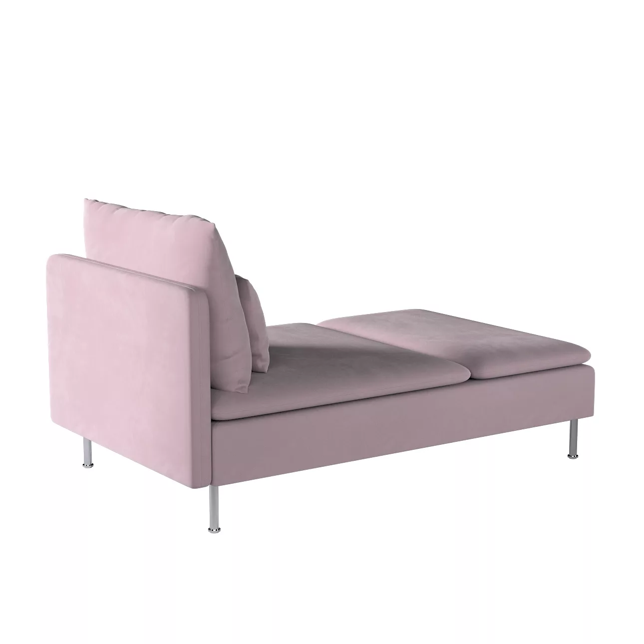 Bezug für Söderhamn Recamiere, rosa, Bezug für Recamiere, Velvet (704-14) günstig online kaufen