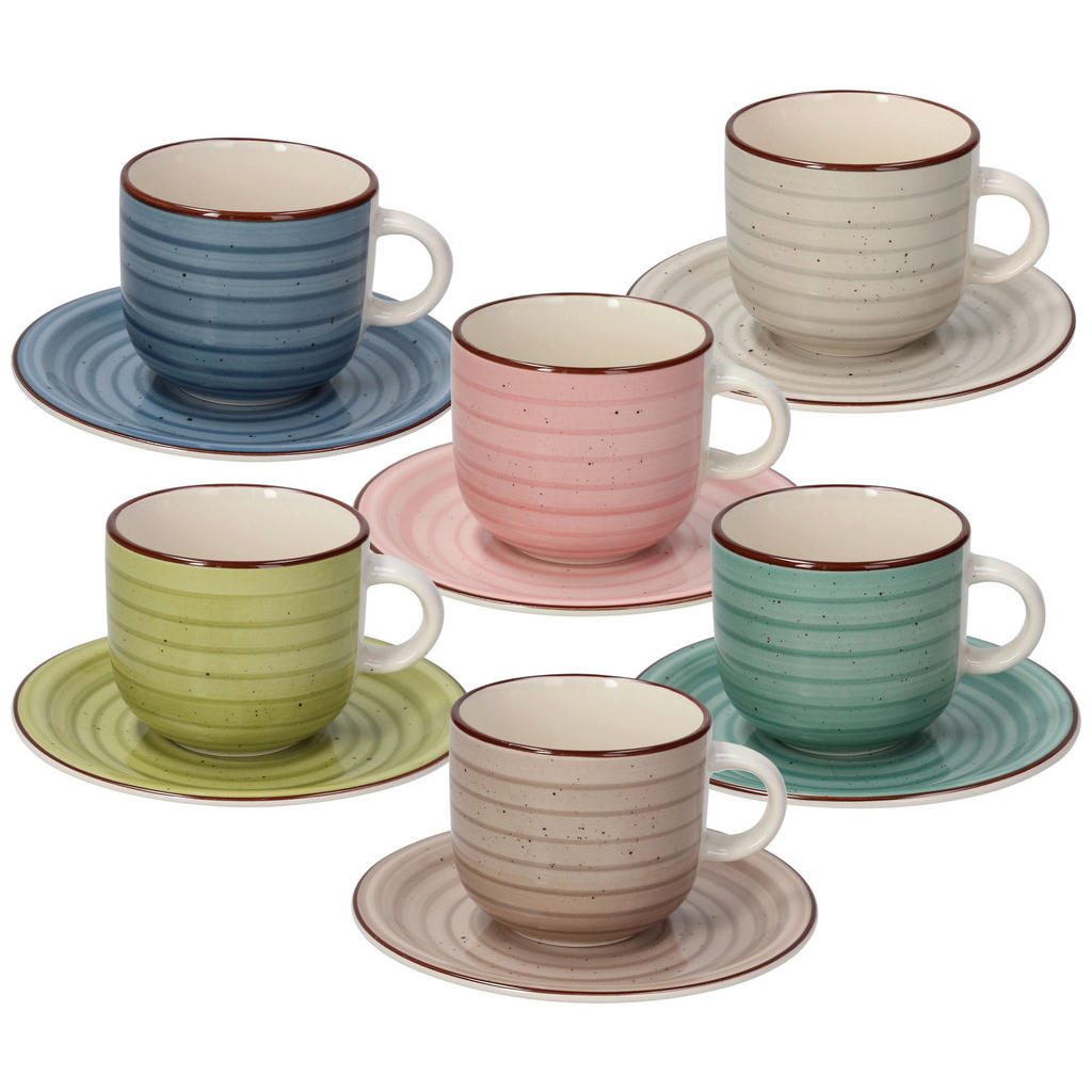 TOGNANA Kaffeebecherset Louise Urban Pastel multicolor Porzellan günstig online kaufen