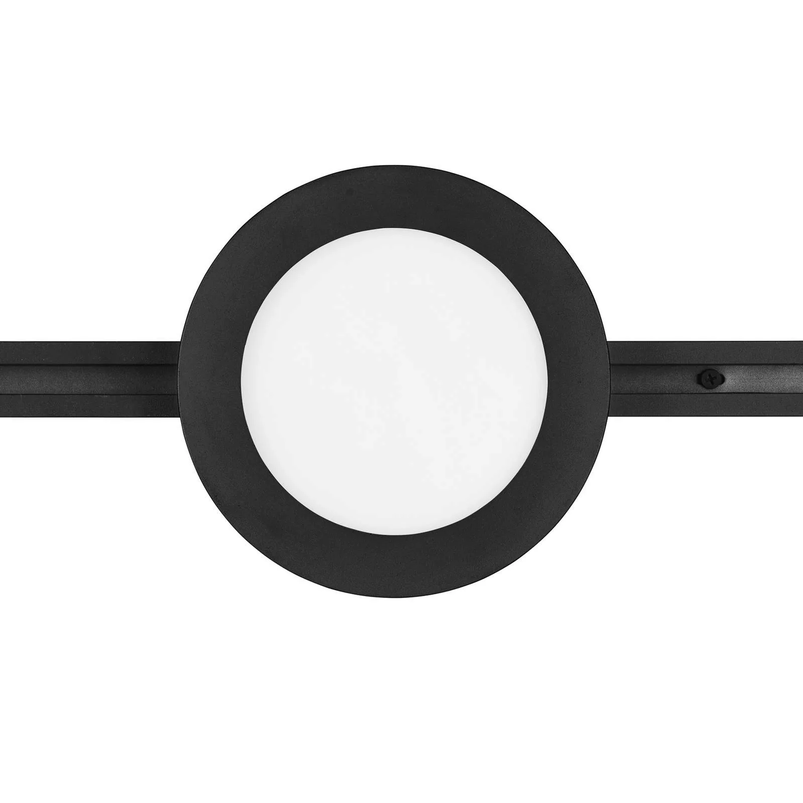 LED-Deckenlampe Camillus DUOline, Ø 17 cm, schwarz günstig online kaufen