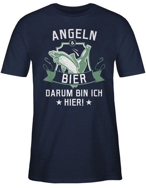 Shirtracer T-Shirt Angeln und Bier Angler Geschenke günstig online kaufen