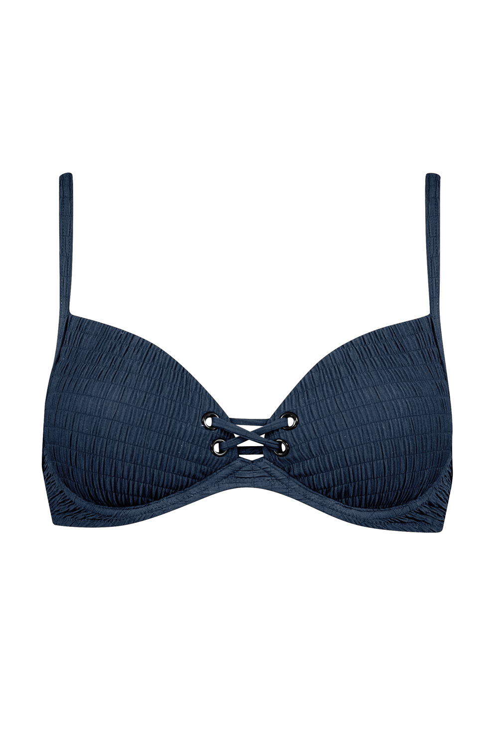 Watercult Bügel-Bikini-Oberteil Solid Crush 40C blau günstig online kaufen